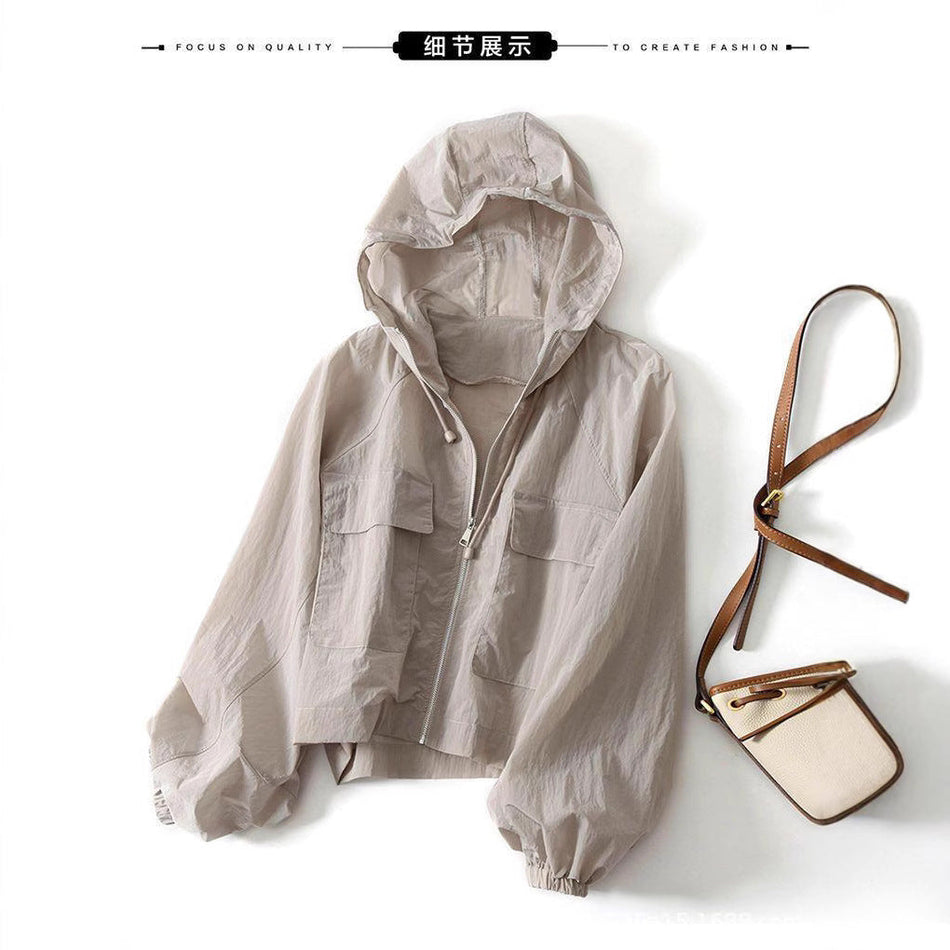 STOCK-Women’s Sun-Protective Hooded Jacket