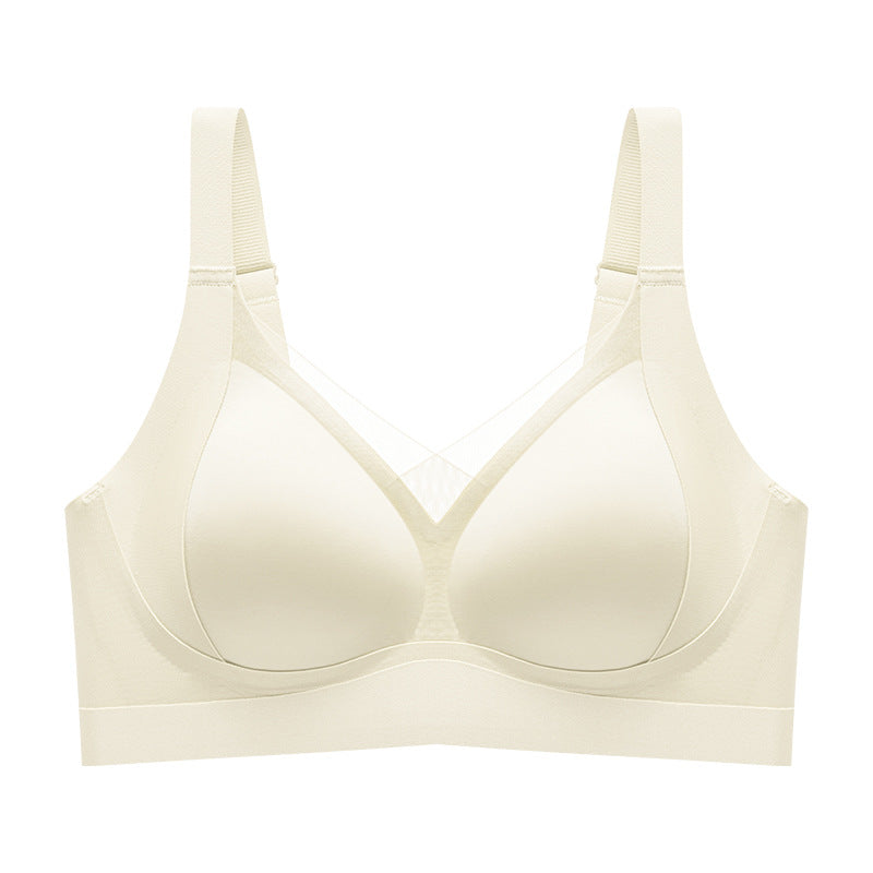 Liquid foundation seamless liquid foundation bra with anti gravity fixed cup support