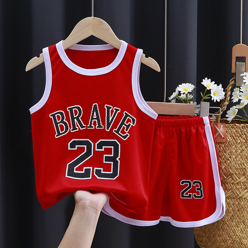 Kids’ Sleeveless Basketball Set