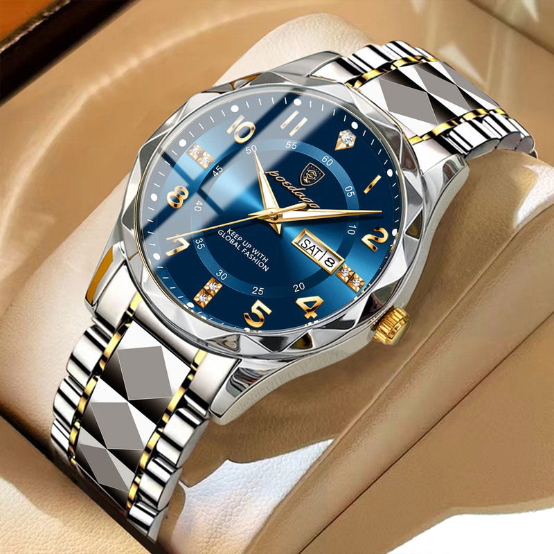 STOCK-Swiss Brand Luxury Men’s Quartz Watch Waterproof