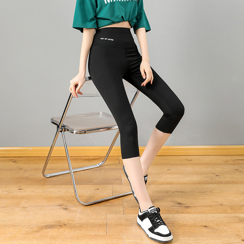 Women’s Yiwu High-Waist Thin Sharkskin Yoga Pants