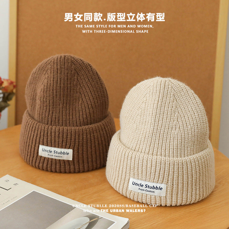 Original Korean Style Wool Knitted Hat Boys Girls Warm