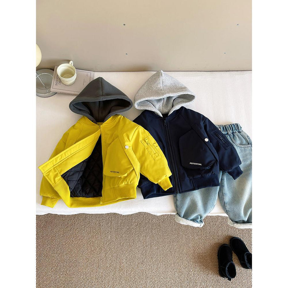 Nausicaa Valley Wind 2025 Winter Kidsren's Hooded Jacket New