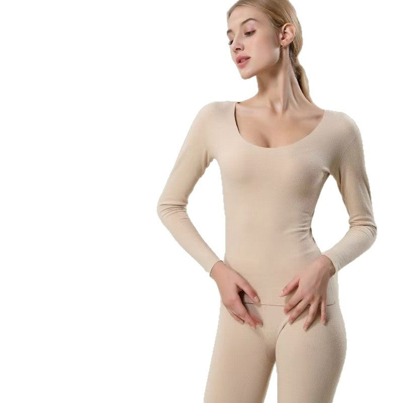 German Velvet Seamless Thermal Underwear Set