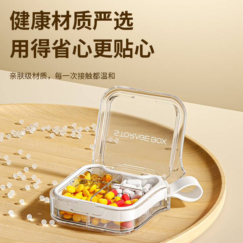 Portable 7-Day Sealed & Moisture-Proof Pill Box