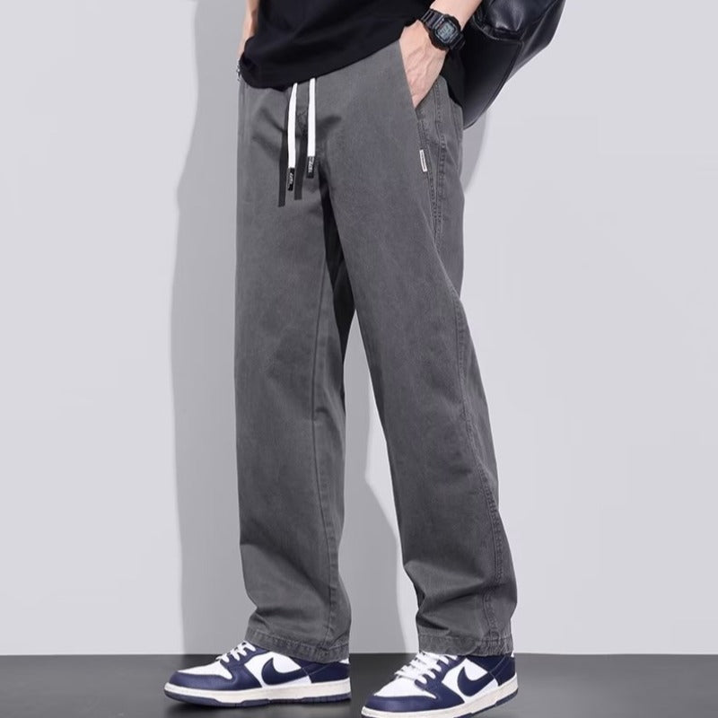 STOCK-American Retro Loose Straight Sports Pants