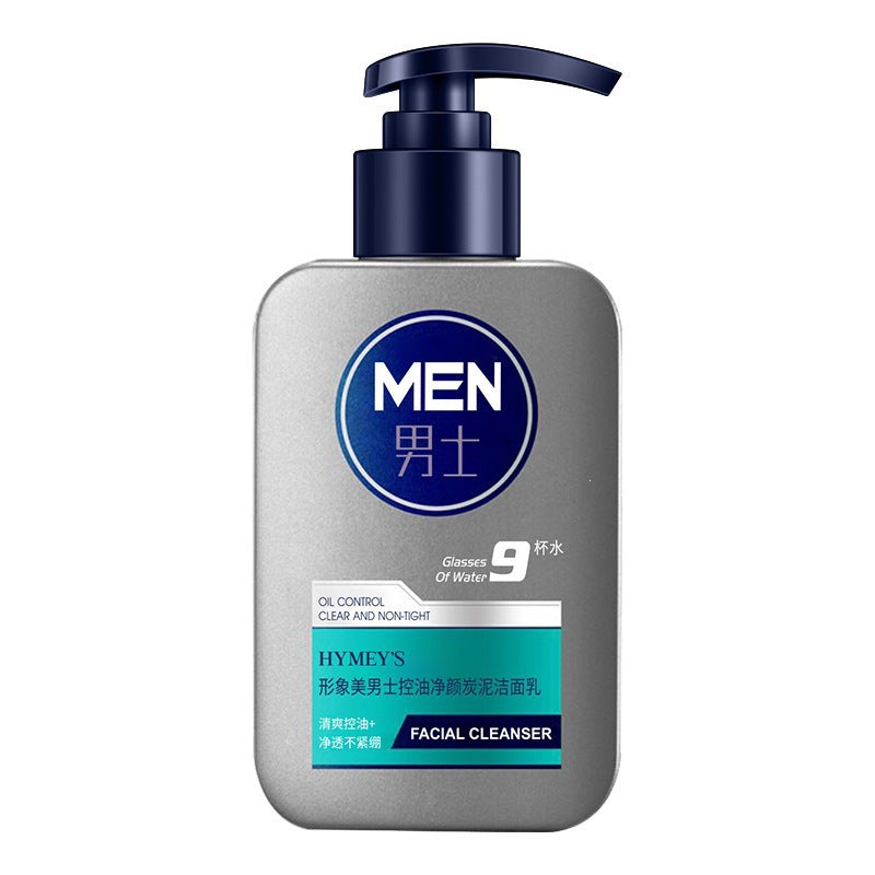 Image Beauty men's charcoal mud pore shrinking facial cleanser 150g