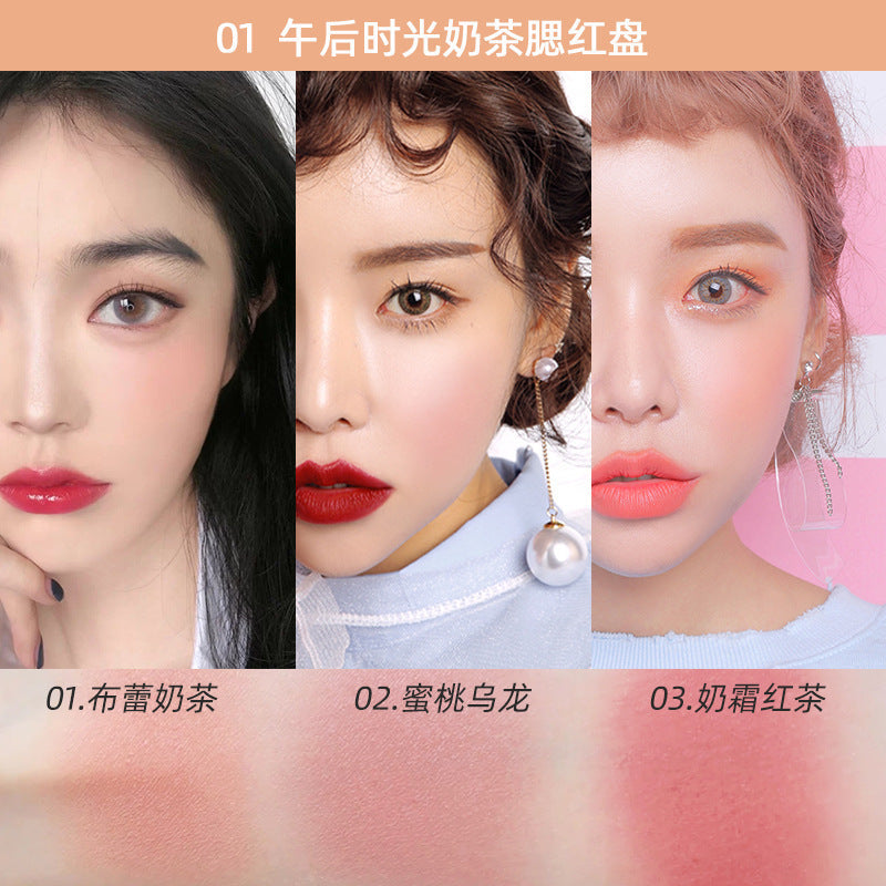 TikTok PIPL Milk Tea Orange Tricolor Blush