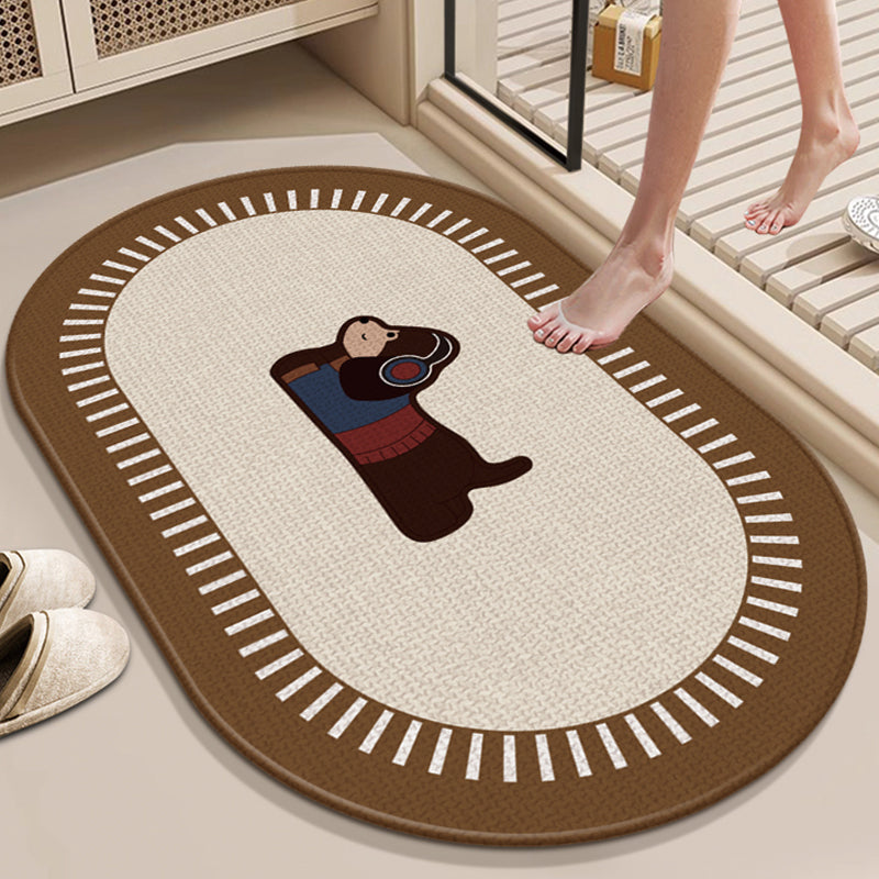 Diatom Mud Non-Slip Absorbent Bathroom Floor Mat