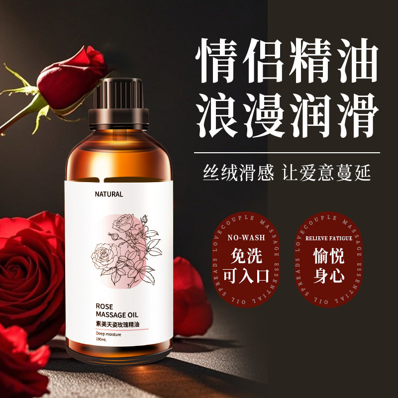Rose Essential Oil Massage Body & Couple Spa Oil