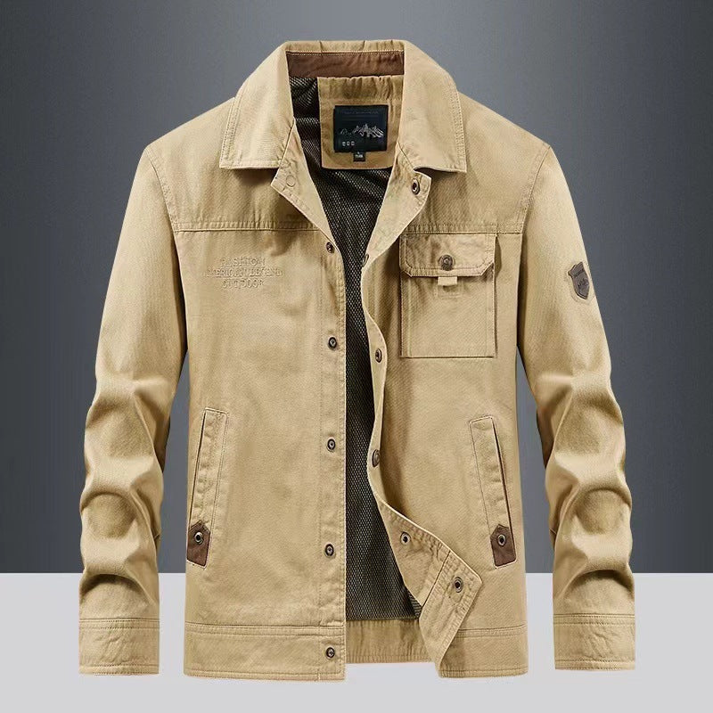 Men’s Spring Autumn Large Casual Korean Fashion Jacket
