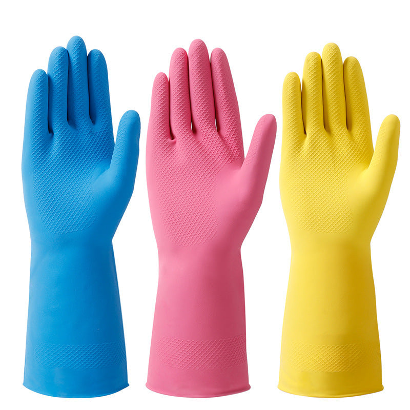Thickened Rubber Gloves – Waterproof & Non-Slip