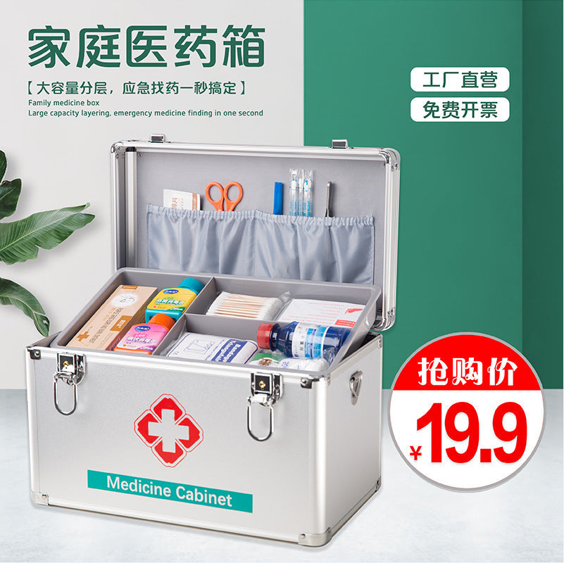 STOCK-Complete Home First Aid Kit with Storage Box