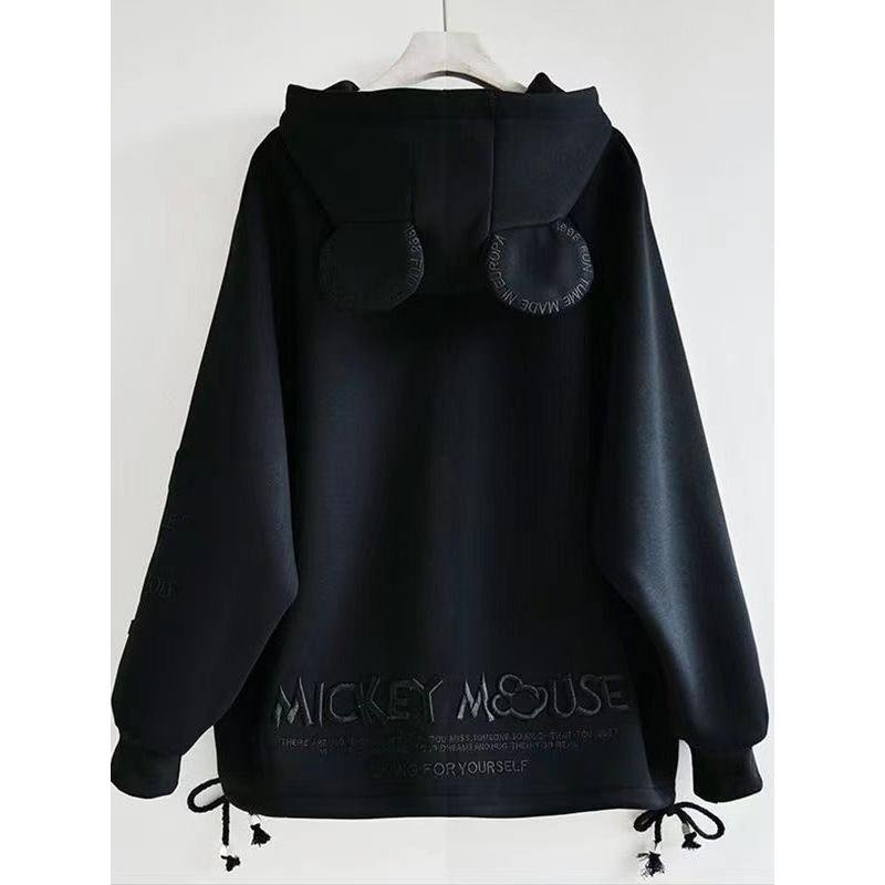 2026 Fleece-Lined Embroidered Loose Women’s Sweater