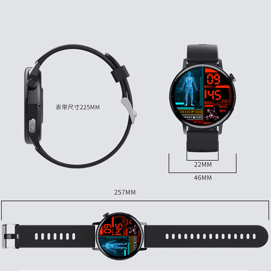 F67Pro ECG Smartwatch with Sleep & Oxygen Monitor