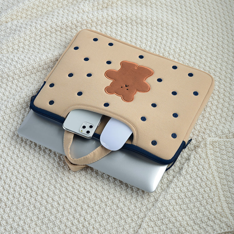 Cute Bear Laptop Sleeve 13.3-15.6 Inch