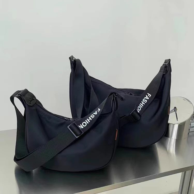Casual Oxford Cloth Dumpling Crossbody Bag