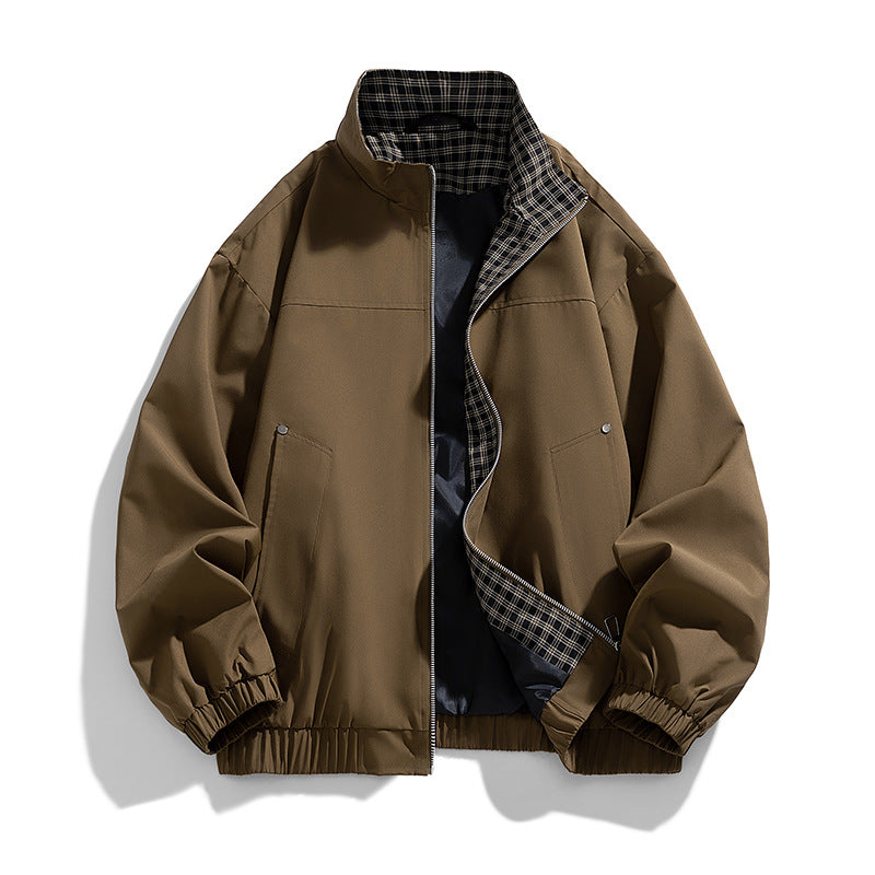 STOCK-Korean-Style Lapel Mens Casual Jacket 2025