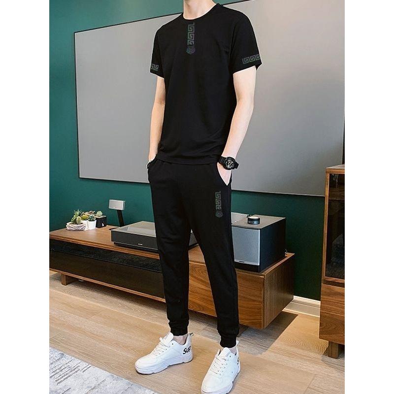 Men’s 2025 Casual Sports Suit – Trendy Two-Piece Set