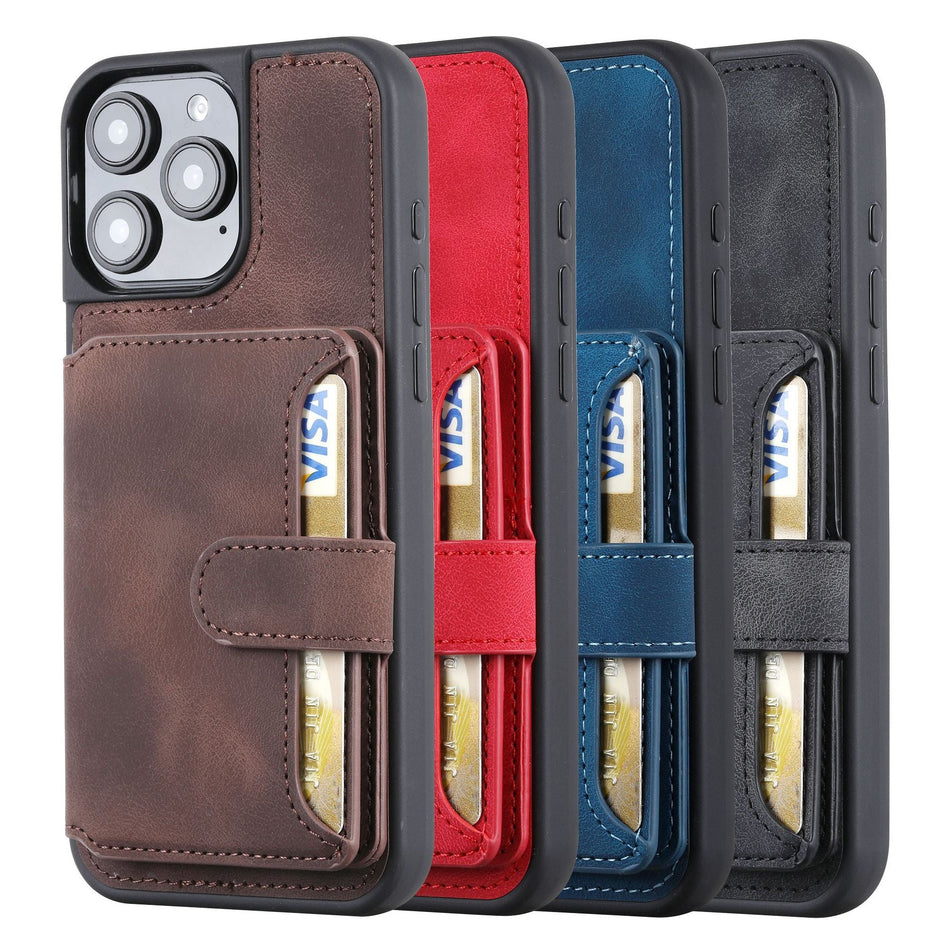 RFID Leather Case for iPhone 16Pro Max