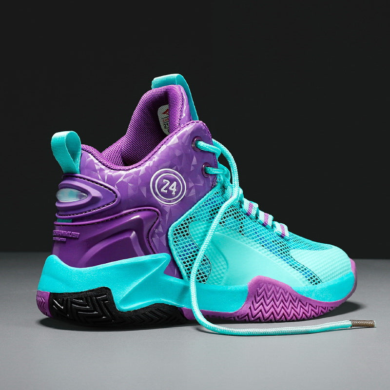 Boys’ Breathable Mesh Basketball Shoes 2022