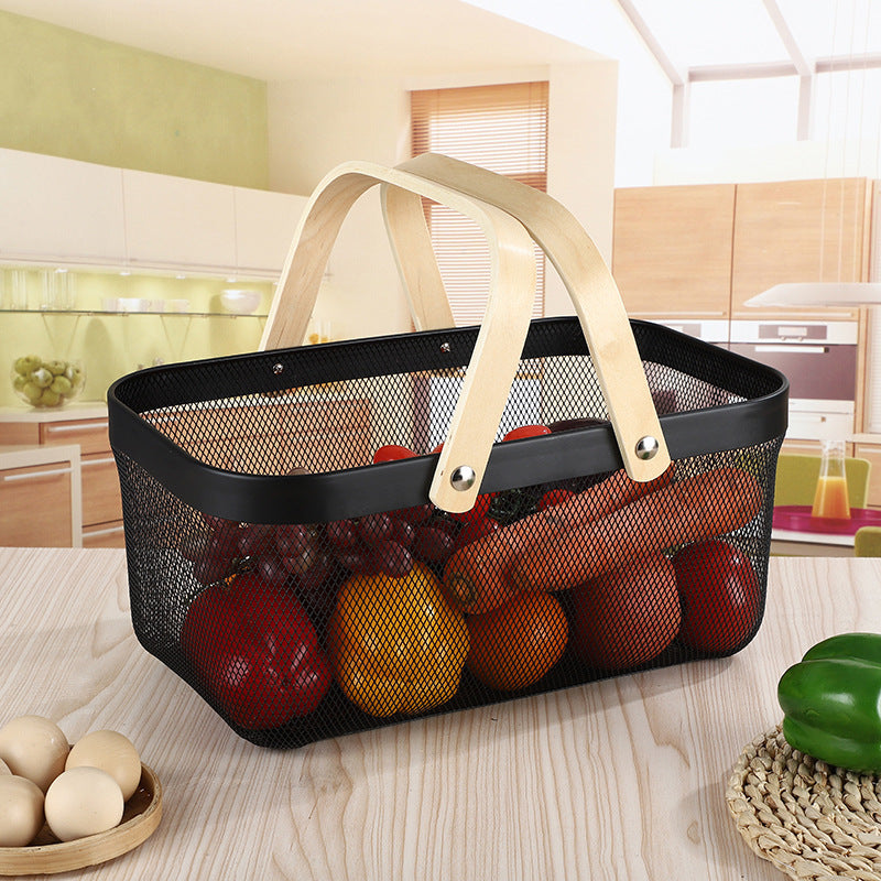 Portable Storage Basket | Fruit & Vegetable Organizer