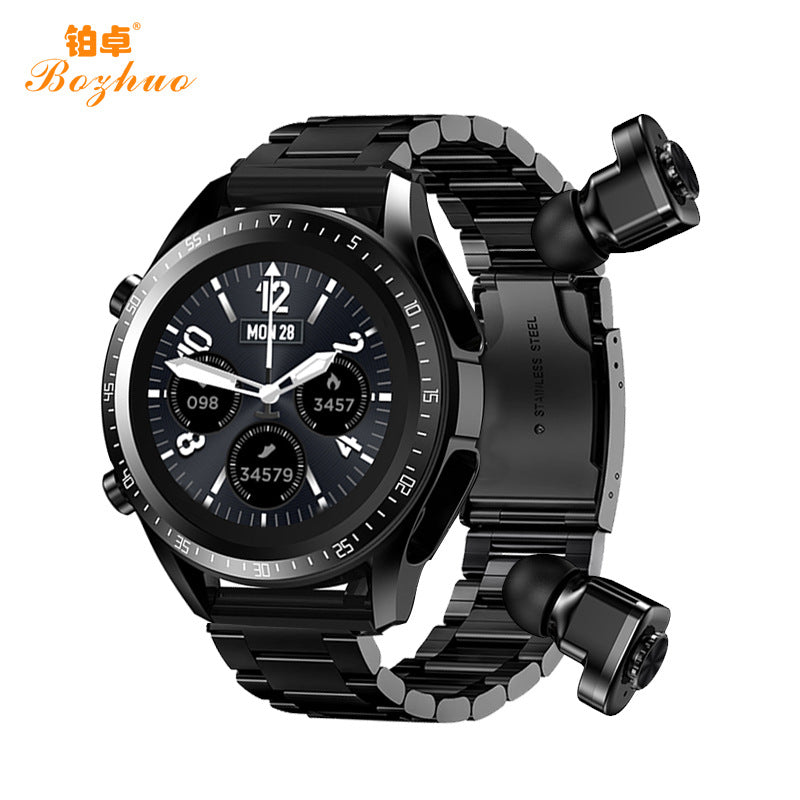 JM03 2-in-1 Smart Watch with Earphones & Bluetooth Call