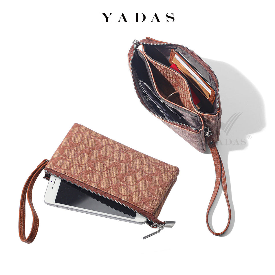 YADAS Classic Oval PU Wrist Wallet Women