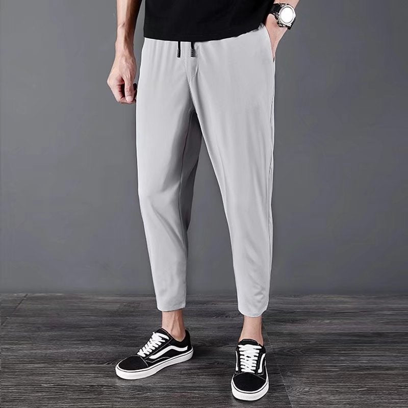 Men’s Loose Leggings – Solid Summer Pants in Trendy Fit