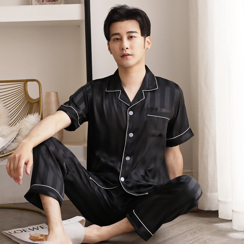 Men’s White Striped Pajamas – Soft, Cozy & Stylish Sleepwear