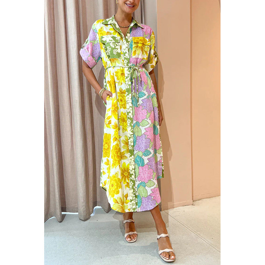 Lace-Up Pocket Vacation Dress - Breezy 2026 Summer Wear Nepal