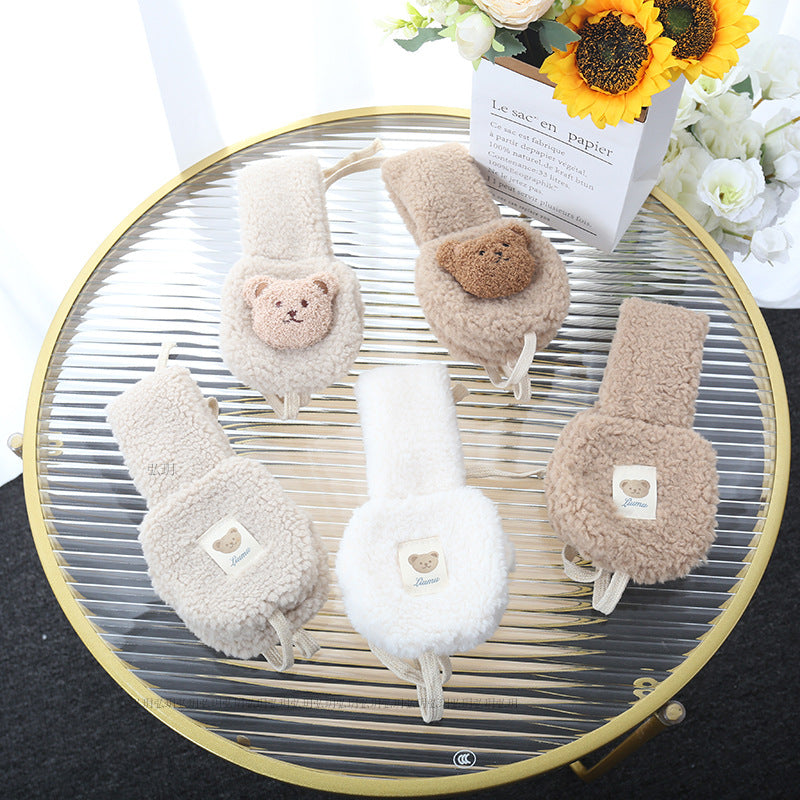 Korean Kids Plush Earmuffs Winter Baby Ear Warmer