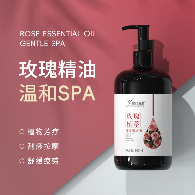 Rose Body Massage Oil – Shoulder & Neck Relaxing Essential Oil