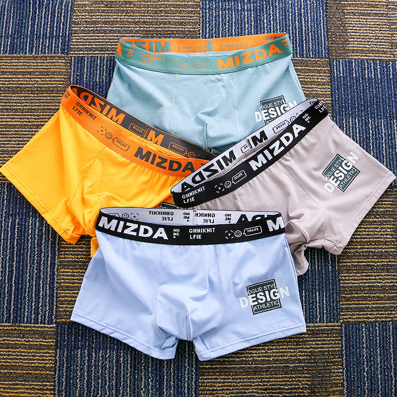 Pack of 5 Mens Cotton Printed Boxer Briefs