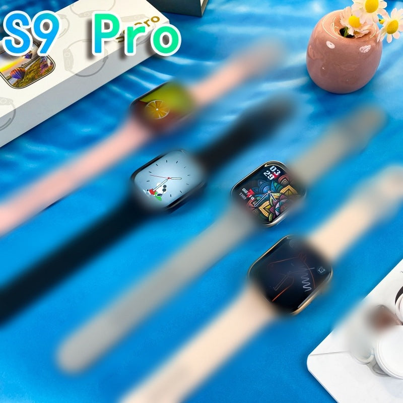 STOCK-S9Pro Smart Watch with NFC, Calls & Health Tracker