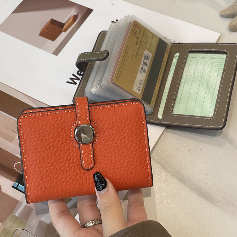 Women's Genuine Leather Card Bag | Large Capacity