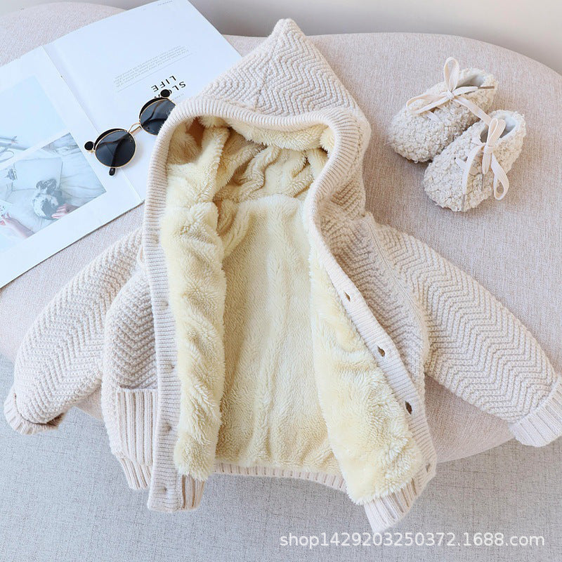 INSTOCK-Bala 2025 Kids’ Thickened Hoodies Autumn Winter