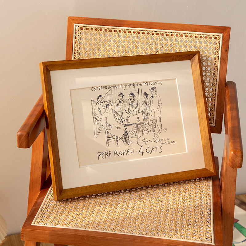 Solid Wood Calligraphy & Art Frame – Custom Sizes - 2 Pc