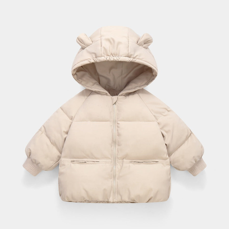2025 Girls’ Down Jacket – Thickened Cotton Winter Coat