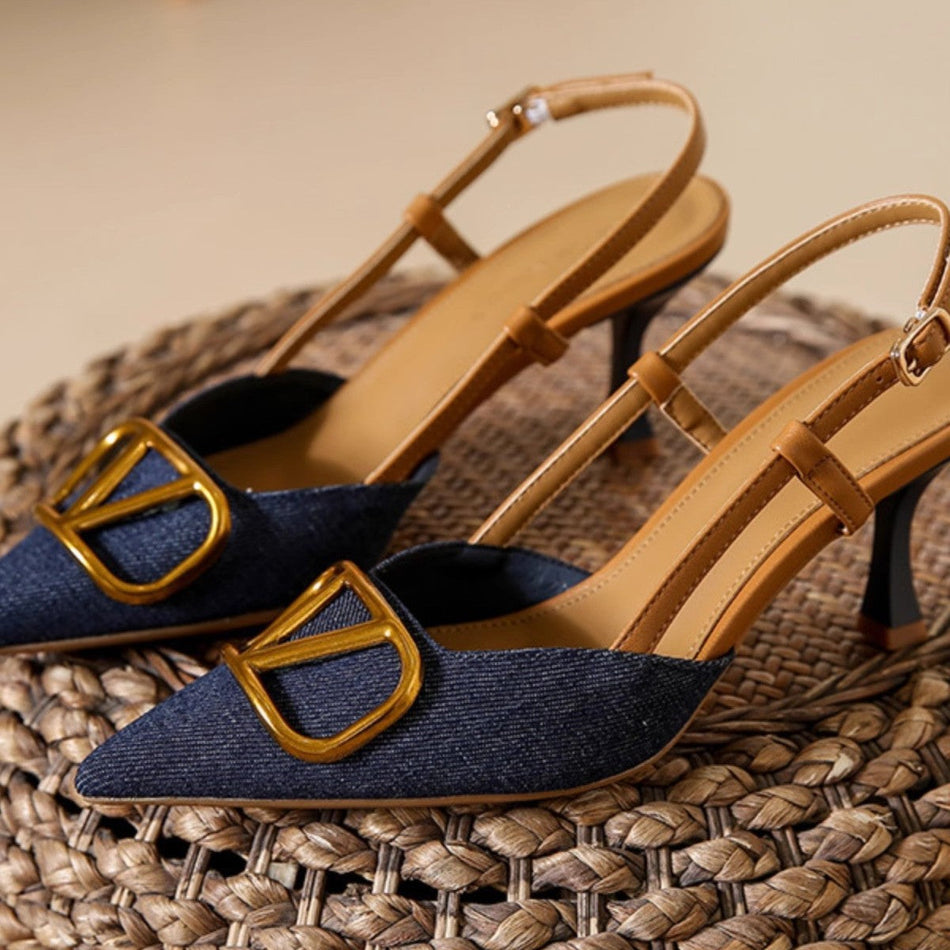 Korean Style Elegant Pointed Toe Stilettos