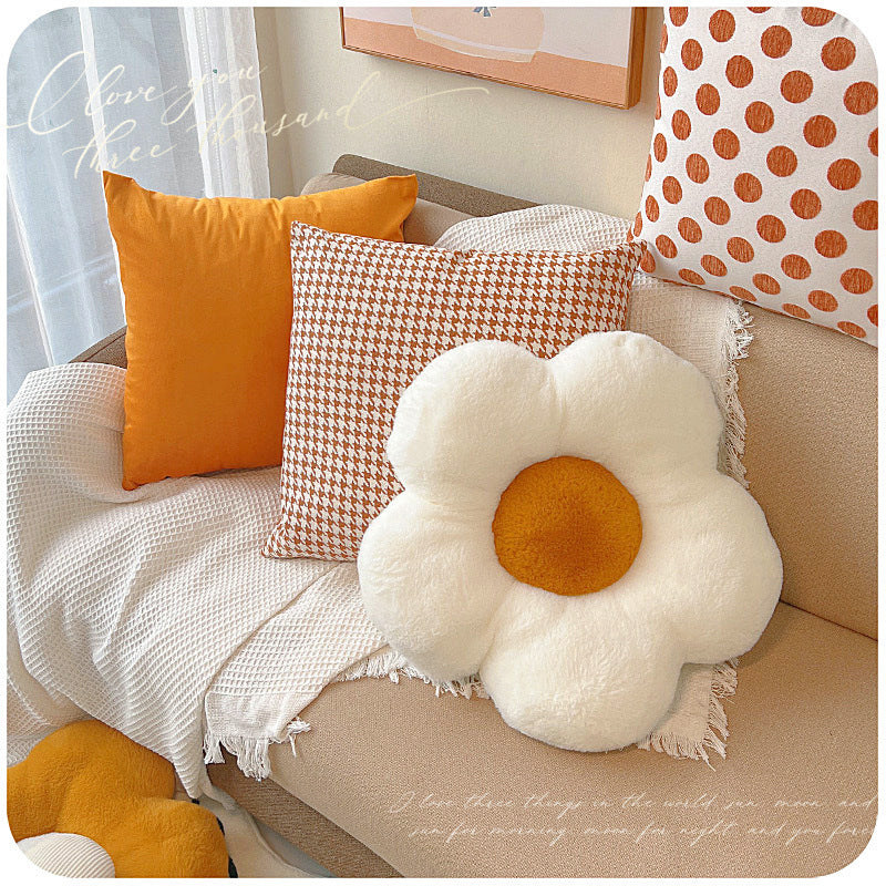 Flower Backrest Pillowcase – Sofa & Bay Window Cover