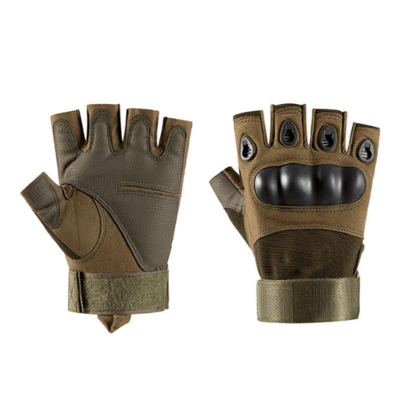 Tactical Half-Finger Gloves – Outdoor & Gym-Ready