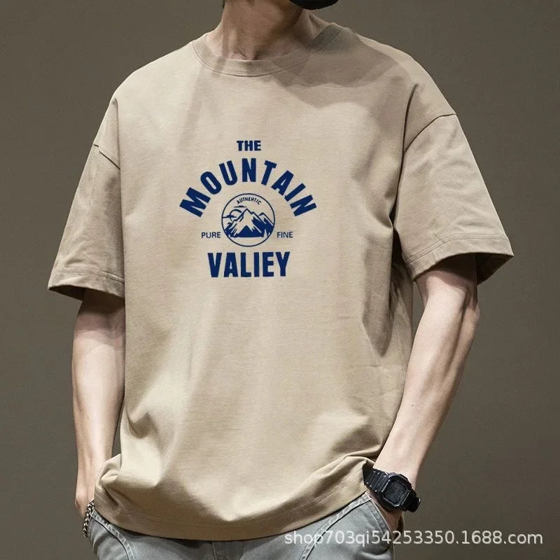 Men’s Pure Cotton T-Shirt - Summer Short Sleeve 2025