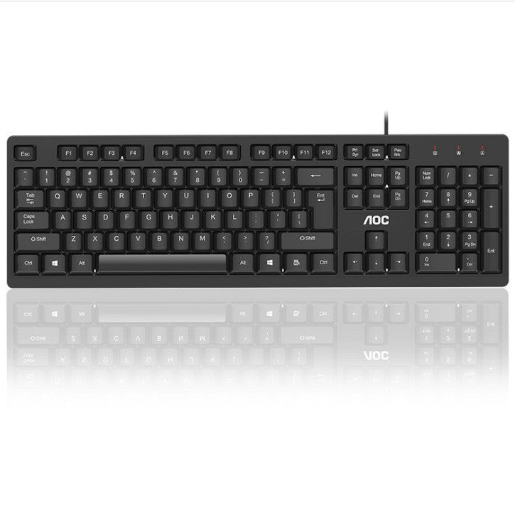AOC KB161 USB Wired Keyboard – Office & Laptop Ready