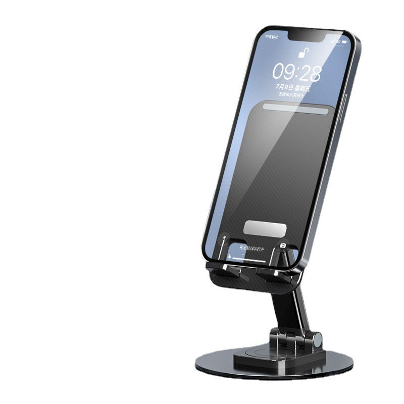 Folding 360° Rotating Metal Stand – Multi-Angle Mobile & Tablet