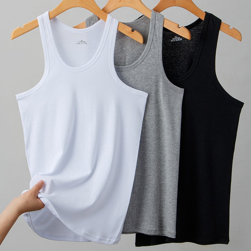Men's Cotton Sleeveless Vest – Breathable Sports & Summer Base