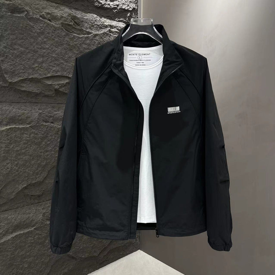 Men’s Loose Casual All-Match Collar Outdoor Jacket