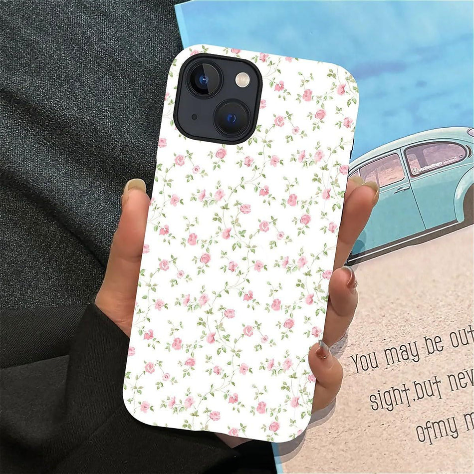 Apple 16 Pro Floral Film Case – Anti-Fall Advanced Protective