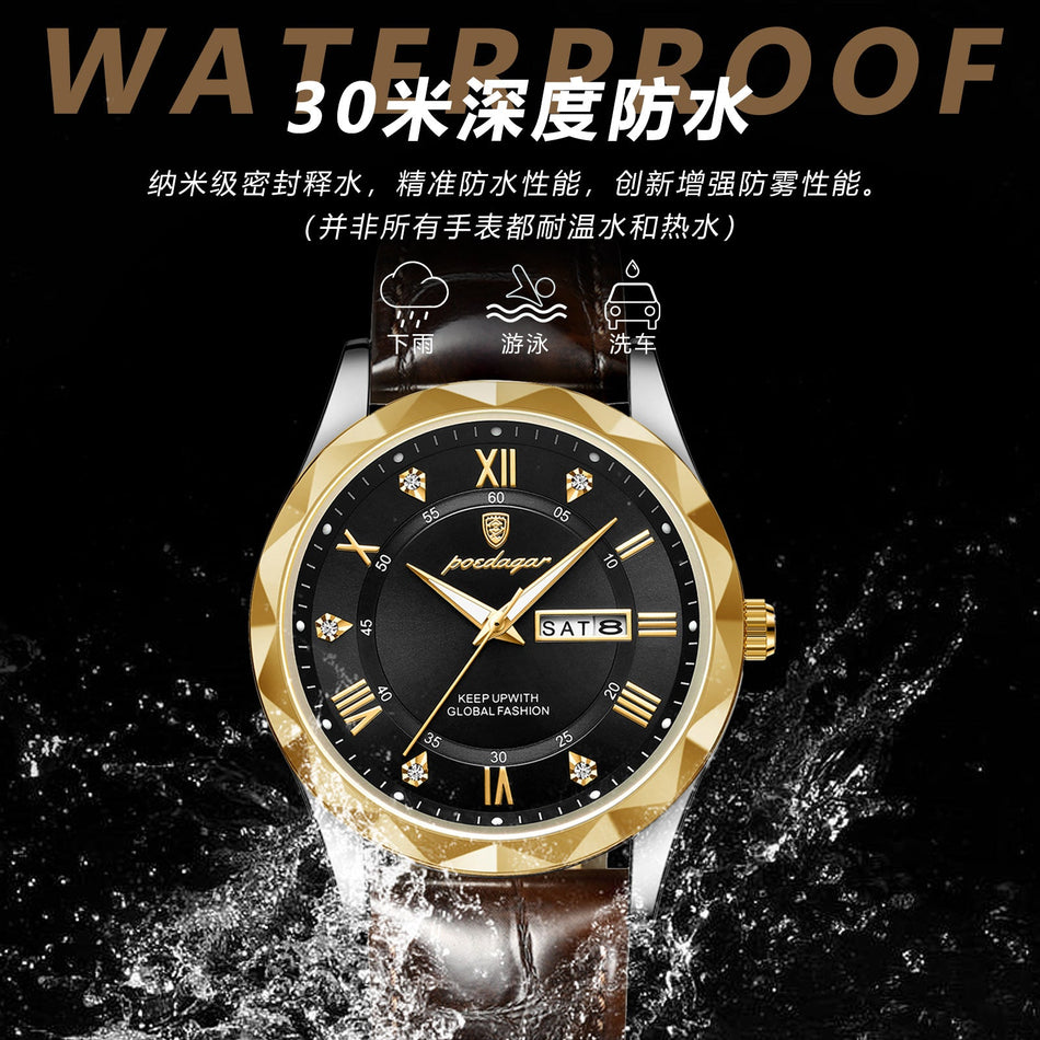 Watches for Men 2025 | Luminous Waterproof Quartz