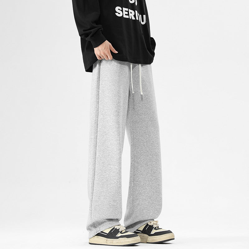 Men’s Heavyweight Sweatpants Loose Cotton Autumn Winter